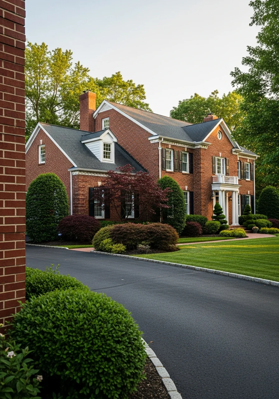 Cherry Hill home exterior with brick facade, landscaping, and typical South Jersey residential setting.